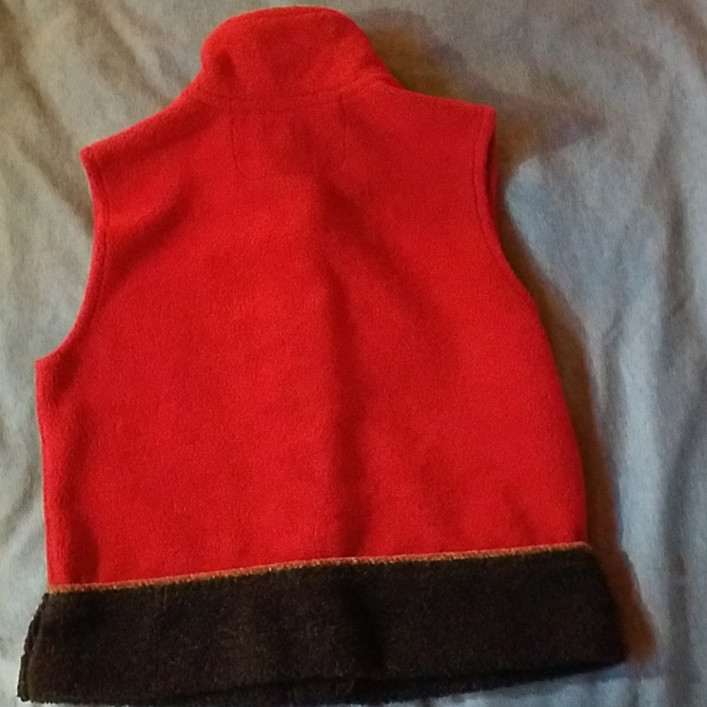 Country Clothing Co. Red & Black Fleece Vest - Picture 6 of 8